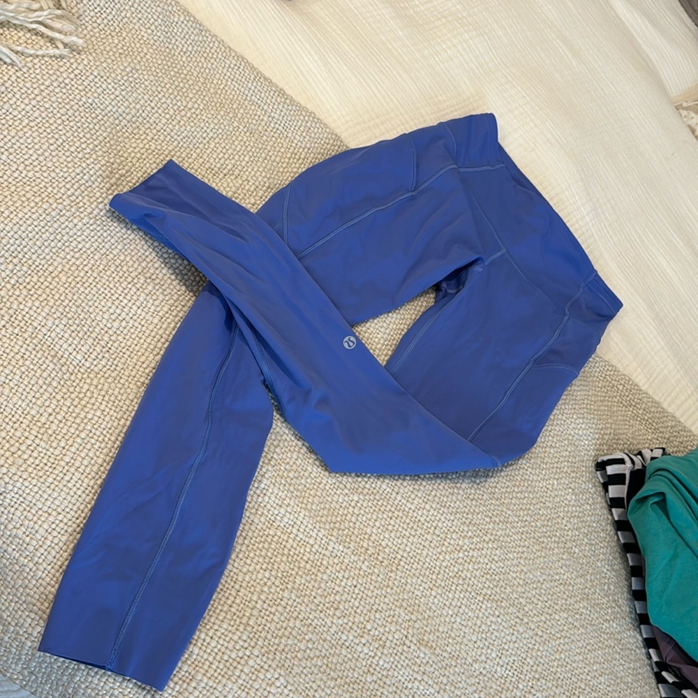 Lululemon fast and free 25” nulux with pockets